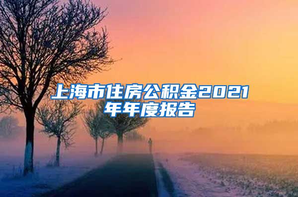 上海市住房公积金2021年年度报告