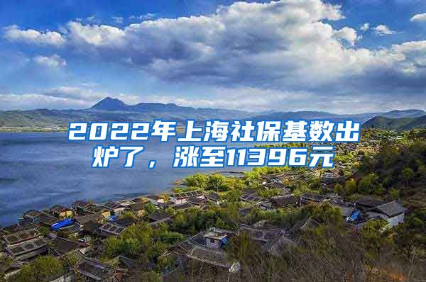 2022年上海社保基数出炉了，涨至11396元