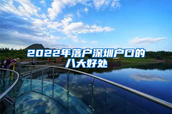 2022年落户深圳户口的八大好处