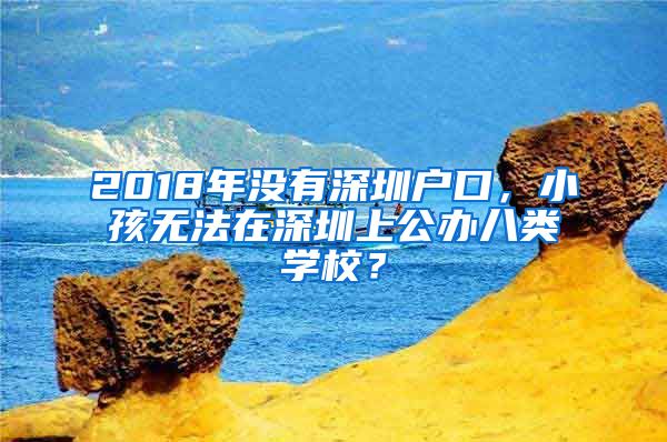 2018年没有深圳户口，小孩无法在深圳上公办八类学校？